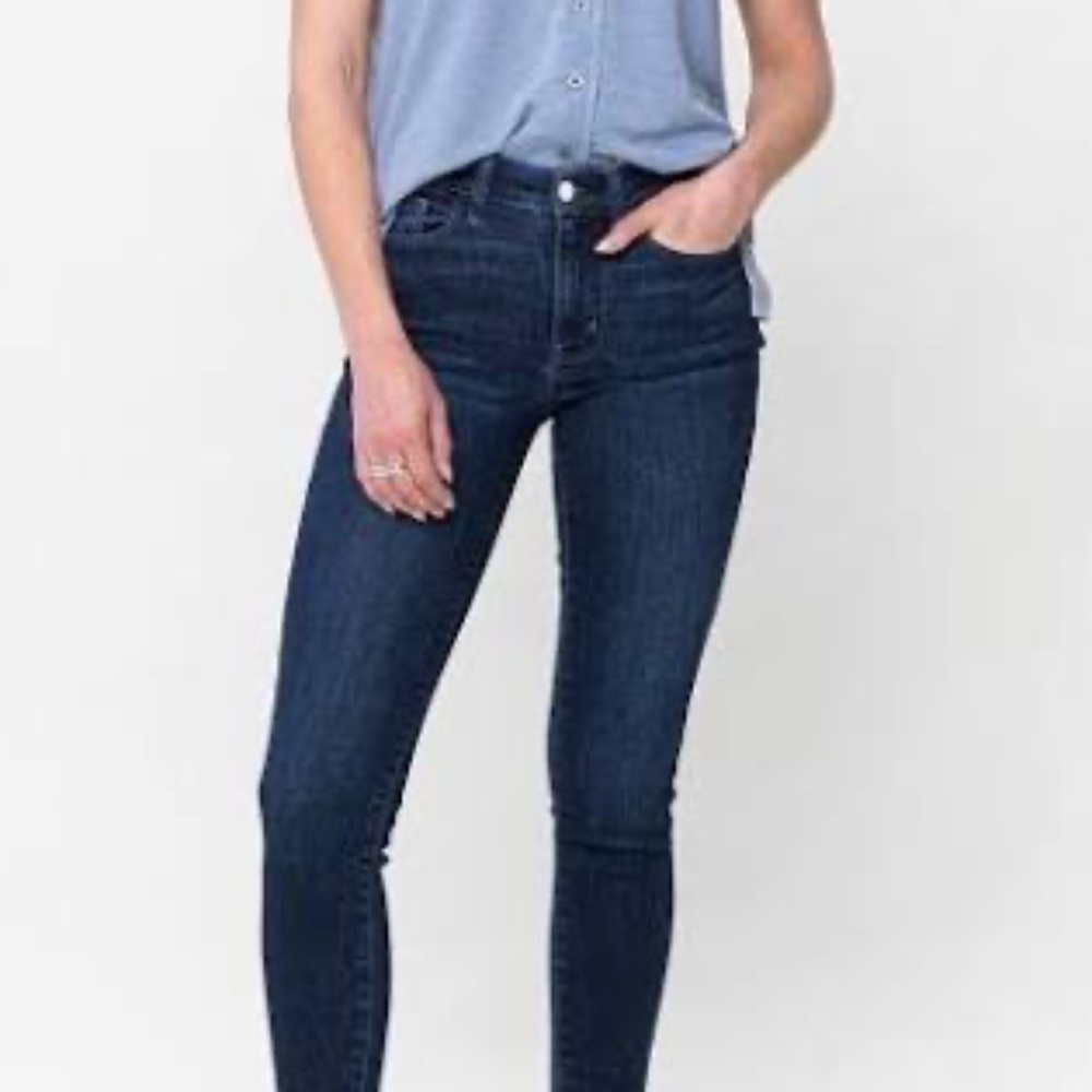 Judy Blue Raw Hem Skinny Jean Size 24W